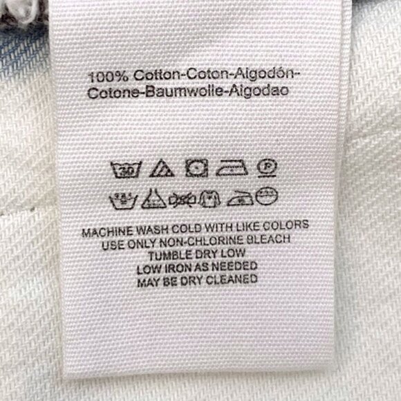 Free People White Wash Denim Tiered Shirt Dress Size S - Picture 8 of 9